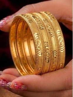 Gold Plated Bangles